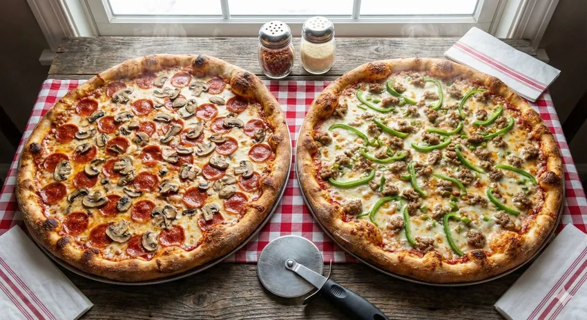 Two Extra Large Pizzas