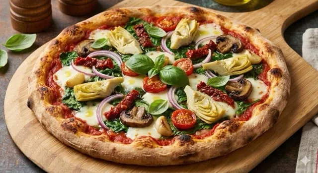Garden Veggie Pizza